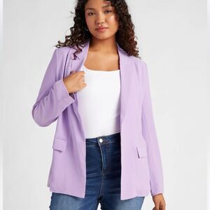 New White House Black Market 
The Relaxed Blazer
Size 14 
Color: Lavender
NWT